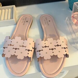 Kate Spade Blush Floral Daisy Sandals